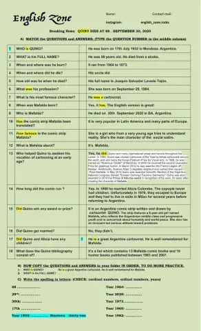 Breaking News - MASTER QUINO dies at 88