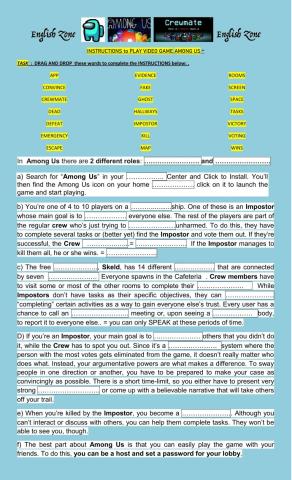 Among us - Instructions