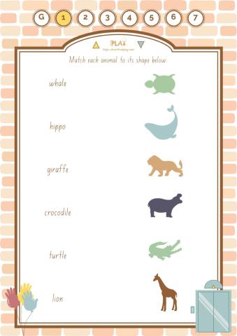 We're Stuck! - Animal Match