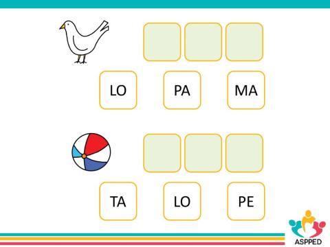 Palabras con SMLP - Trisílabas