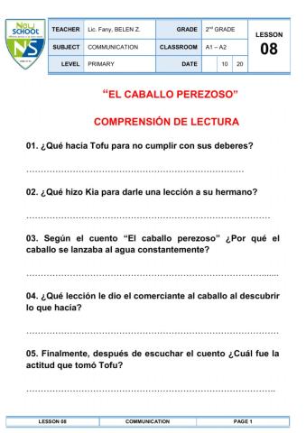 -El caballo perezoso-