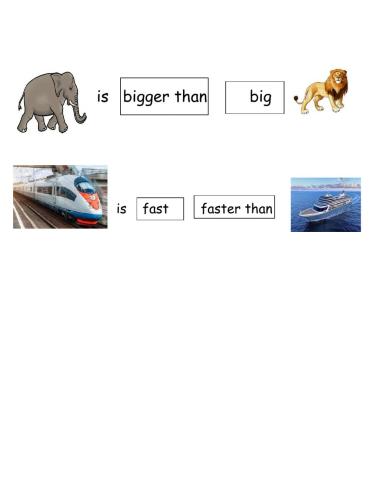 Comparative adjectives