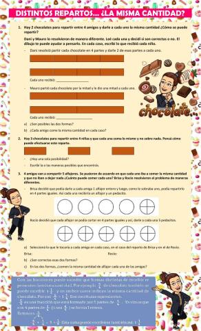 Distinto repartos...¿la misma cantidad?