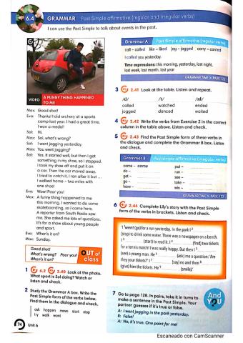 Wider World 1 pages 74 and 75