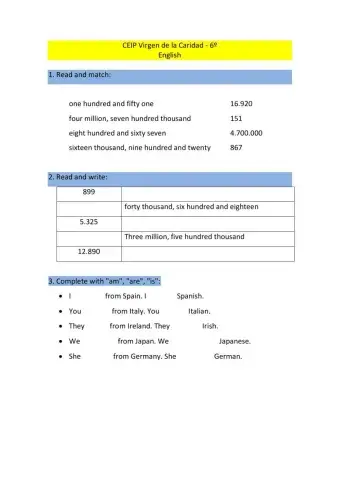 Números grandes en Inglés