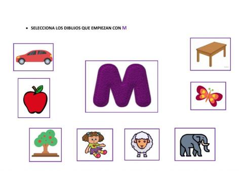 ¿Cuáles empiezan con M?