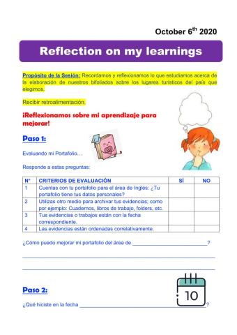 Reflection on my learnings