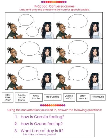 Conversation Practice: ¿Cómo estás?