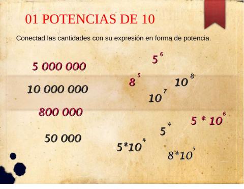 Potencias de 10 - 1º de eso