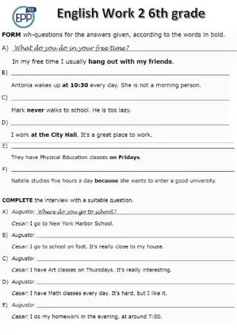 Present Simple-hours