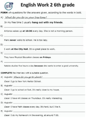 Present Simple-hours