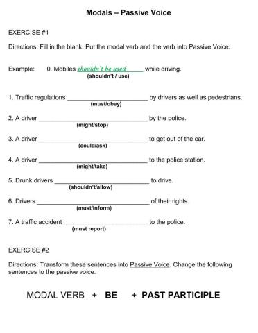 Passives with modals
