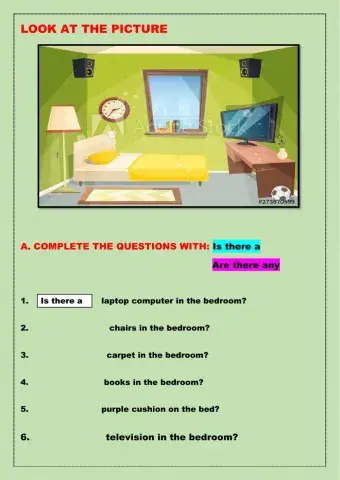 Complete and Match Questions ans Answers