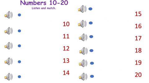 Numbers 10-20