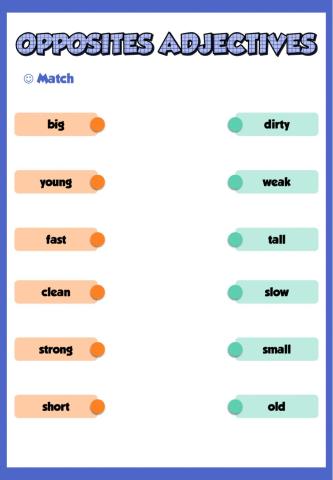 Opposite Adjectives