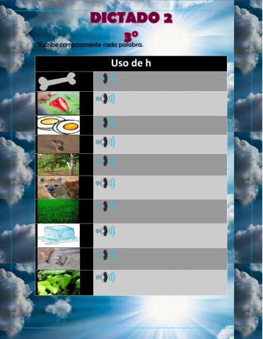 Dictado 2. OCTUBRE TERCERO