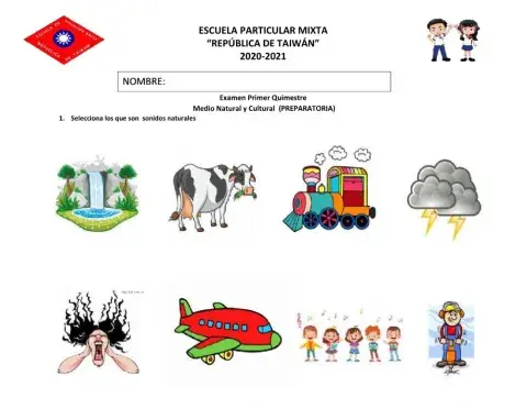 Examen medio natural y cultural