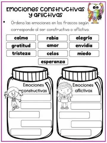 Emociones constructivas y aflictivas