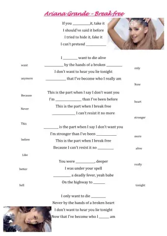 Ariana Grande BREAK FREE