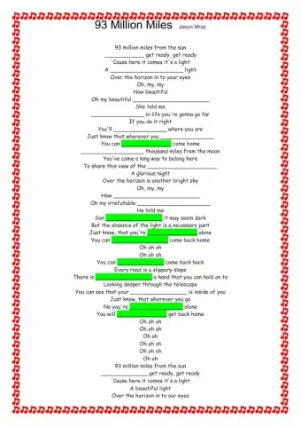 Song- frequency adverbs