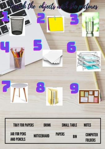 Vocabulary 7 tips for a tidy desk