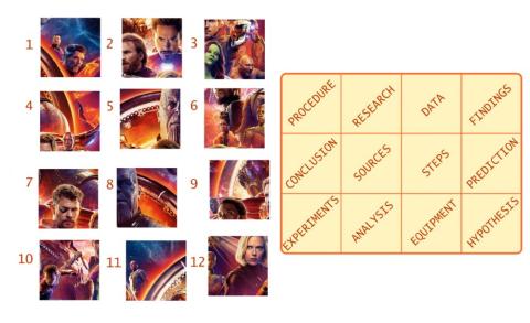 Avengers puzzle
