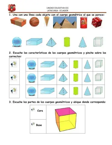 CUERPOS GEOMÉTRICOS
