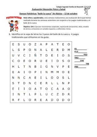 Danzas folclóricas 3ero