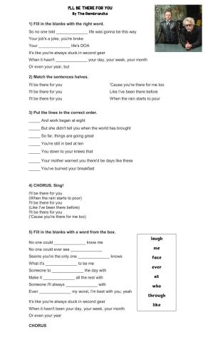 I ll be there for you friends