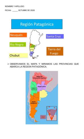 Las Provincias de la Patagonia