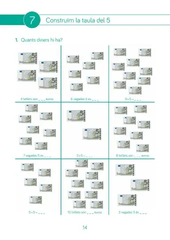Construïm la taula del 5 PART 2