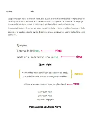 Poesìa: verso, estrofas y rima