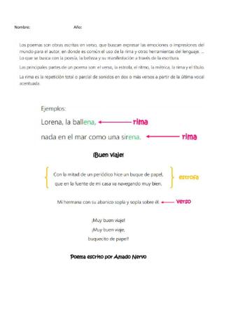 Poesìa: verso, estrofas y rima