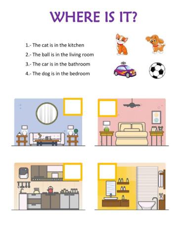 Where is it? - Prepositions of place IN-ON