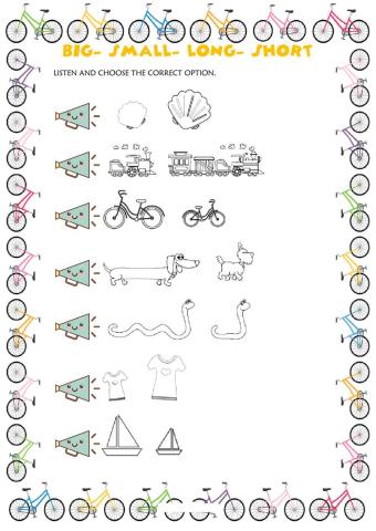 Big- small- long - short