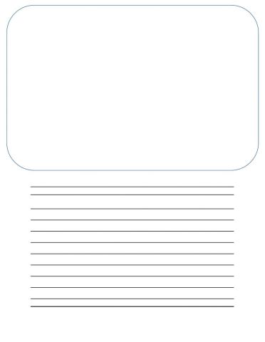 Blank Worksheet for Use With Choice Board