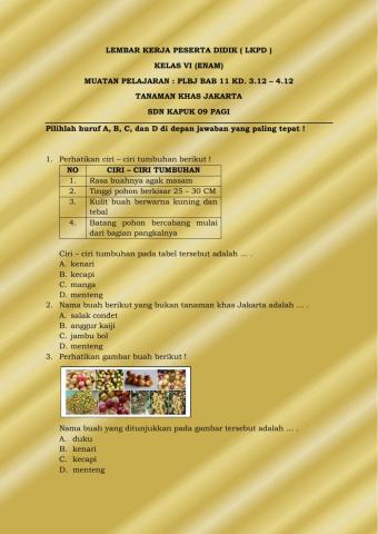 LKPD PLBJ BAB 11 kd 3.12-4.12