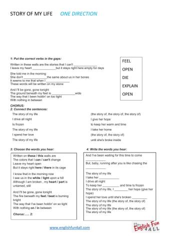 The story of my life - One Direction