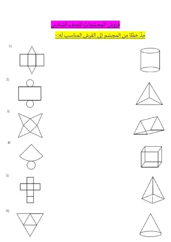 التعرّف على فرش المجسّم