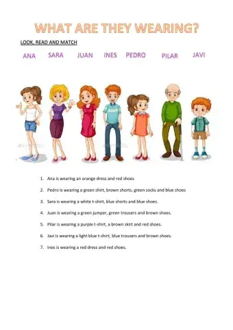 What are they wearing?