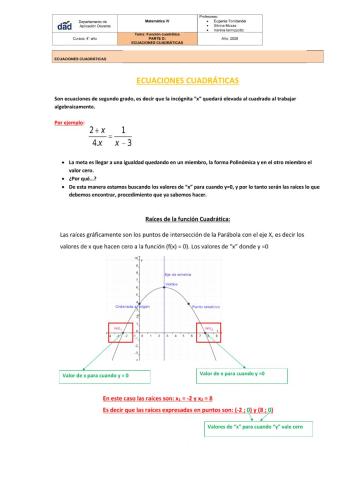 Ecuaciones Cuadráticas (Parte D)