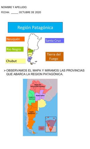Las Provincias de la Patagonia