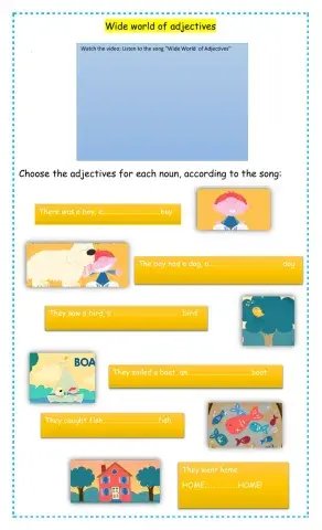 Wide World of Adjectives