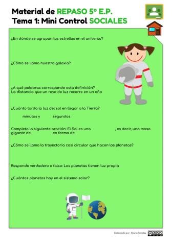 Del universo a la Tierra