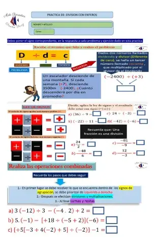Division con enteros