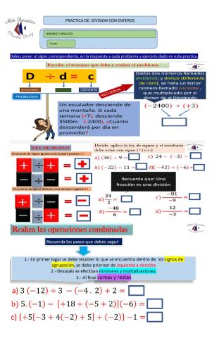 Division con enteros