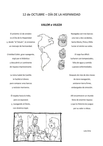 Poema Día de la Hispanidad