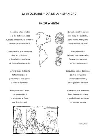 Poema Día de la Hispanidad