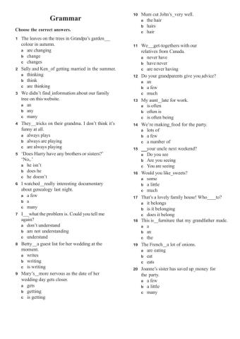 Present Simple-Present Cont