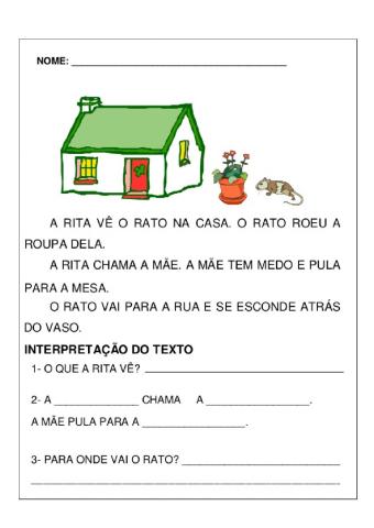 Atividades da semana